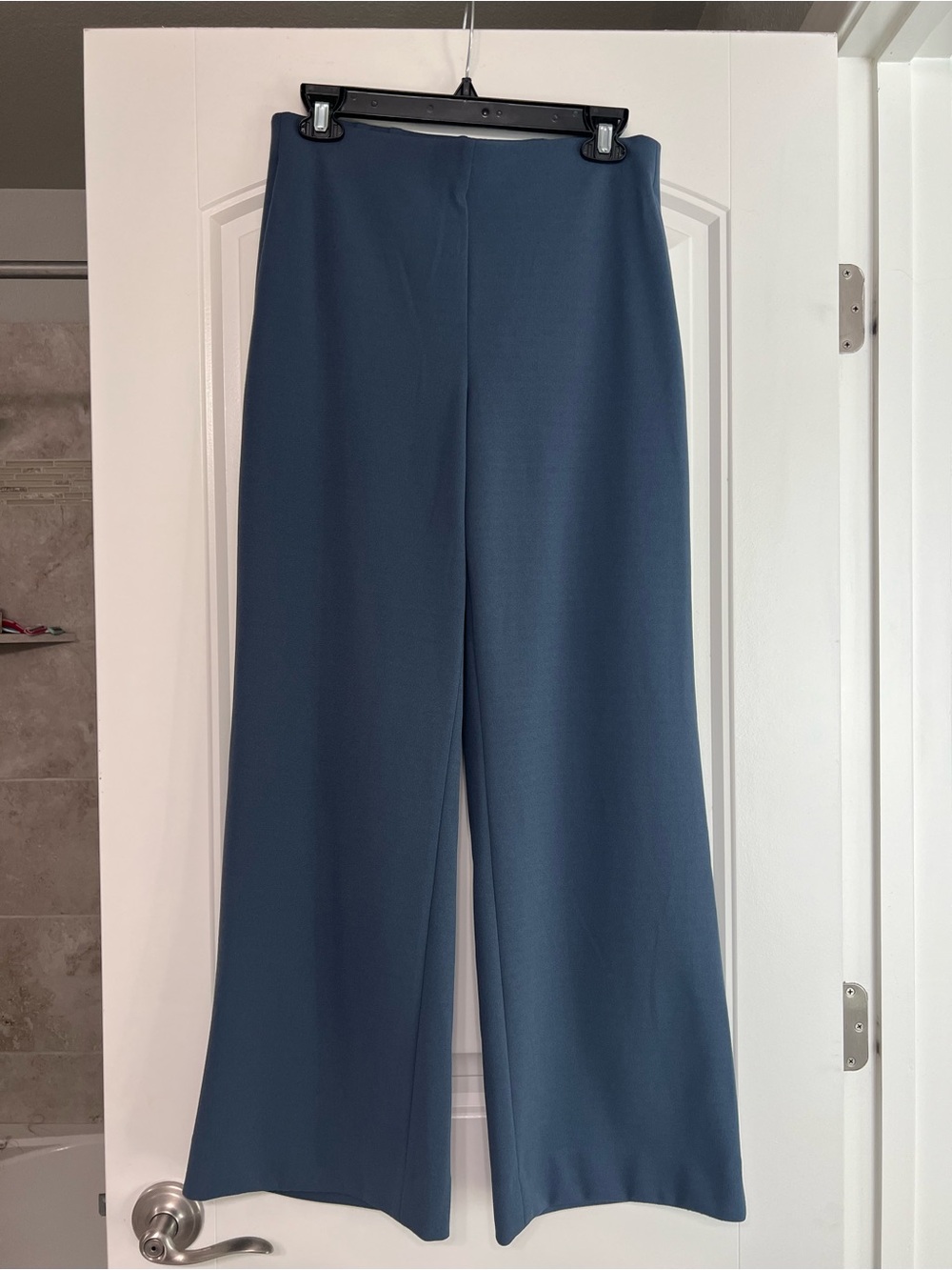 White House Black Market Blue Wide Leg Pants